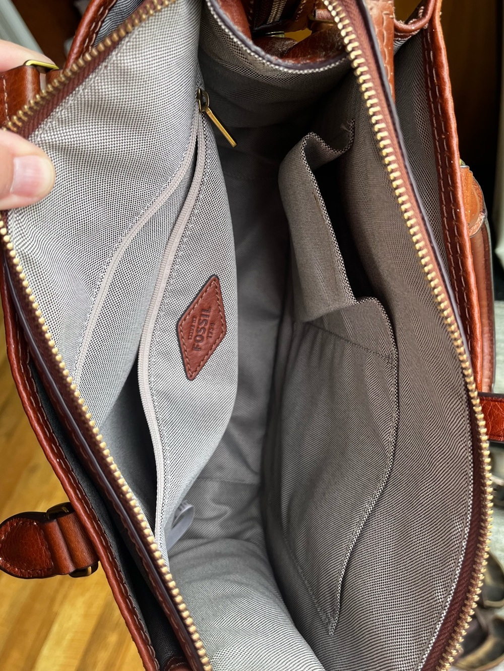 Fossil Ryder Structured Satchel - Picture 15 of 15